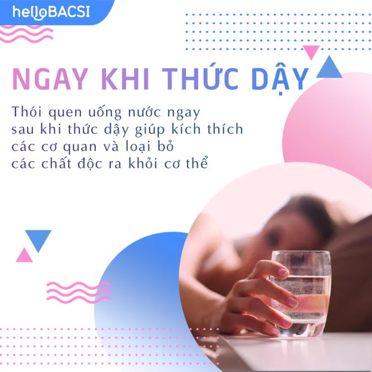 8 thời điểm uống nước lý tưởng bạn không nên bỏ qua