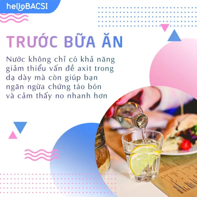 8 thời điểm uống nước lý tưởng bạn không nên bỏ qua