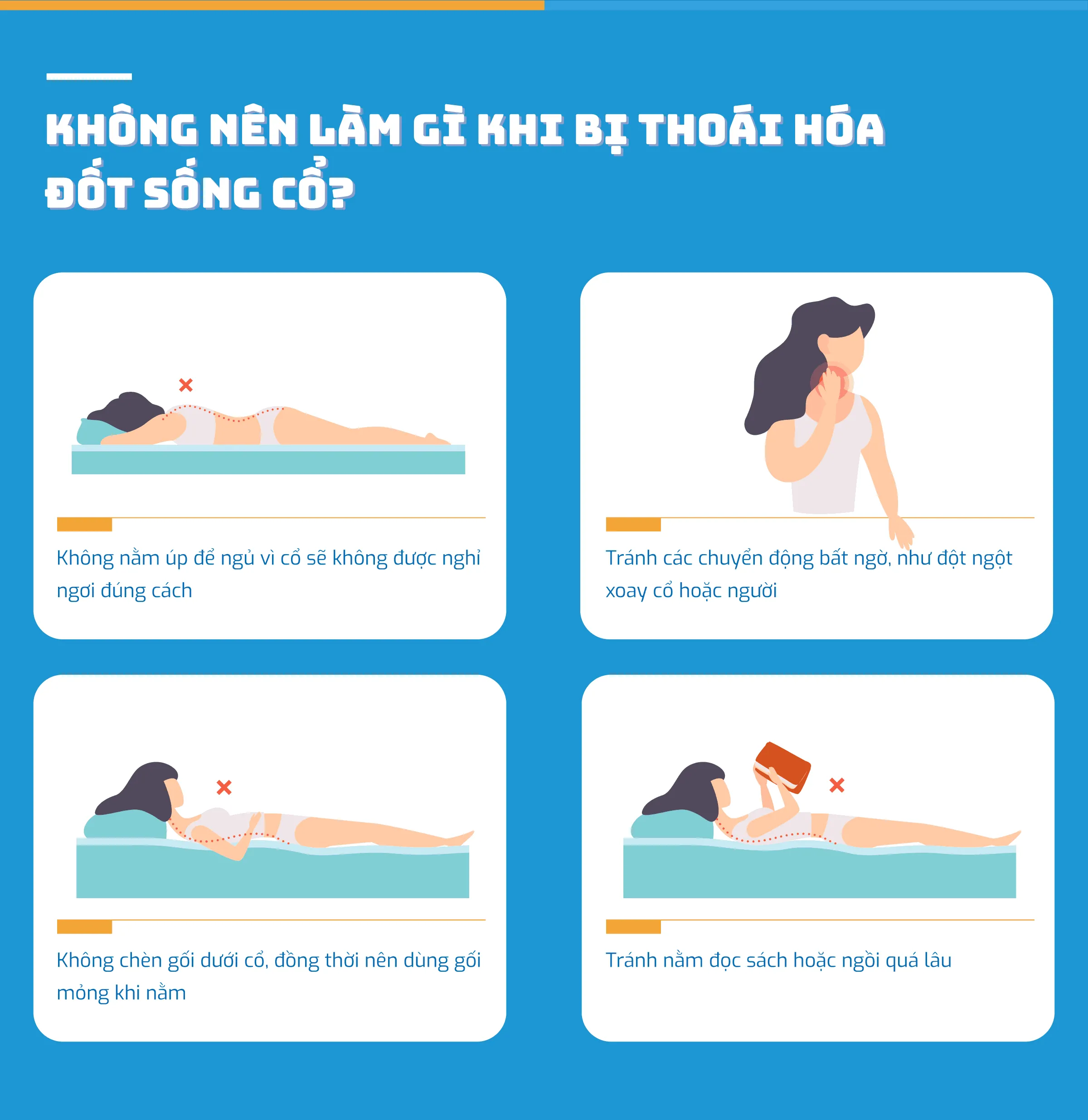 Bài tập thoái hóa đốt sống cổ: Nên và không nên