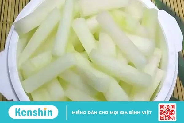 Cách làm mứt bí đao thanh mát, giòn ngon