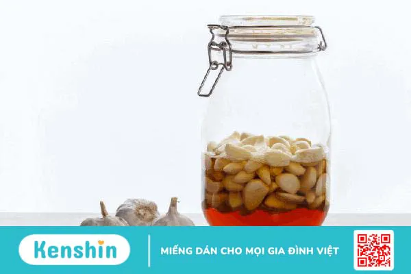 Công thức tỏi ngâm mật ong trị cảm cúm