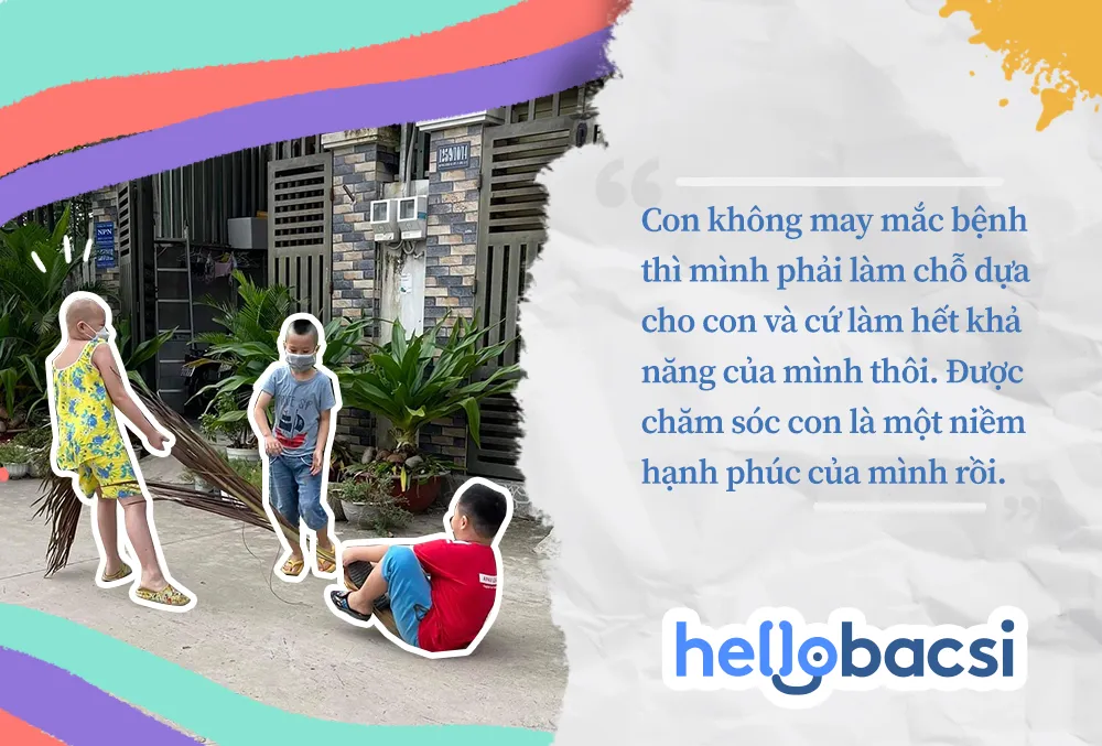 Đồng hành điều trị bệnh ung thư máu ở trẻ em cùng con: Gian nan và cần tinh thần “thép”