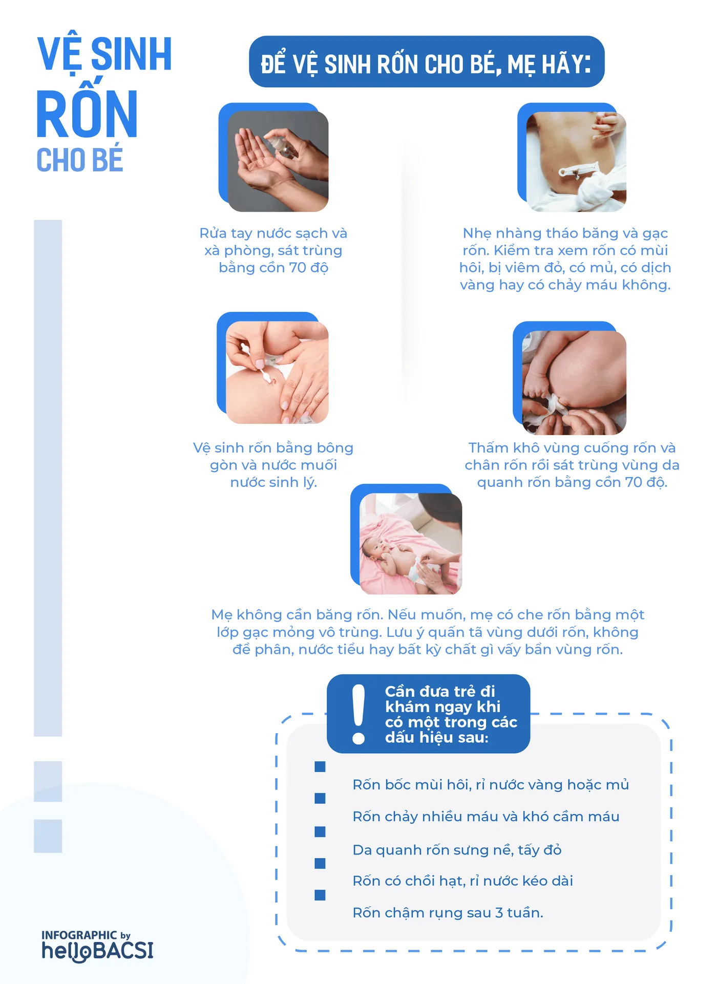 [Infographic] Những sai lầm khi chăm sóc trẻ sơ sinh: Cảnh báo từ Bác sĩ Nhi khoa