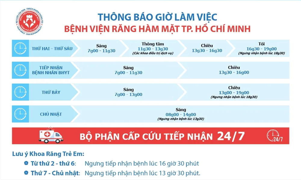 Khám bệnh tại Bệnh viện Răng Hàm Mặt TPHCM