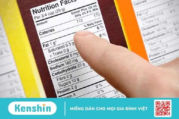 Mách bạn cách đọc thành phần dinh dưỡng khi mua thực phẩm