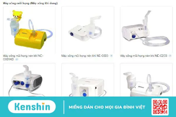 Máy xông mũi họng: Thiết bị hỗ trợ điều trị hen suyễn hiệu quả