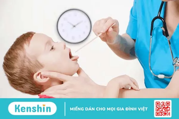 Nhận biết triệu chứng sốt viêm họng ở trẻ để kịp thời điều trị