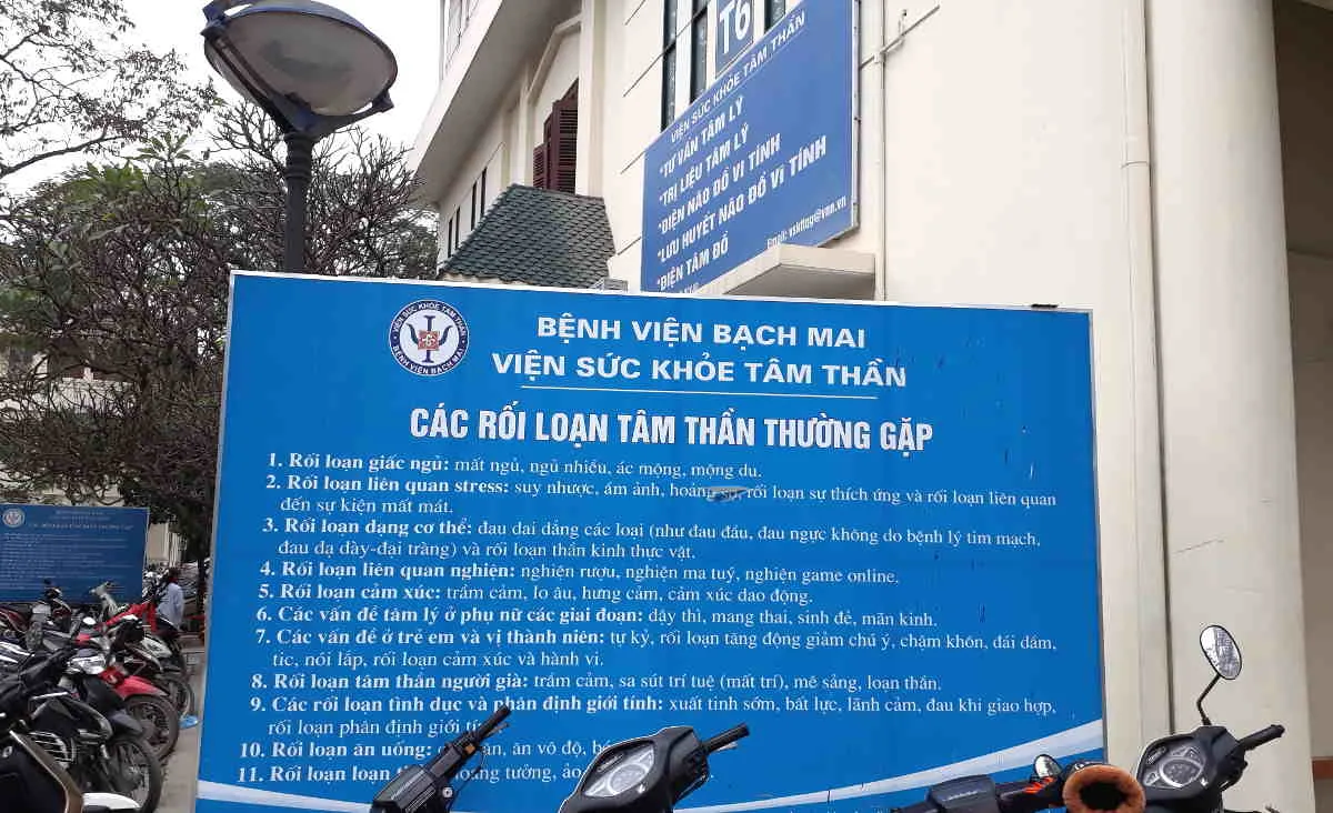 Review các bệnh viện Tâm thần hàng đầu ở Hà Nội