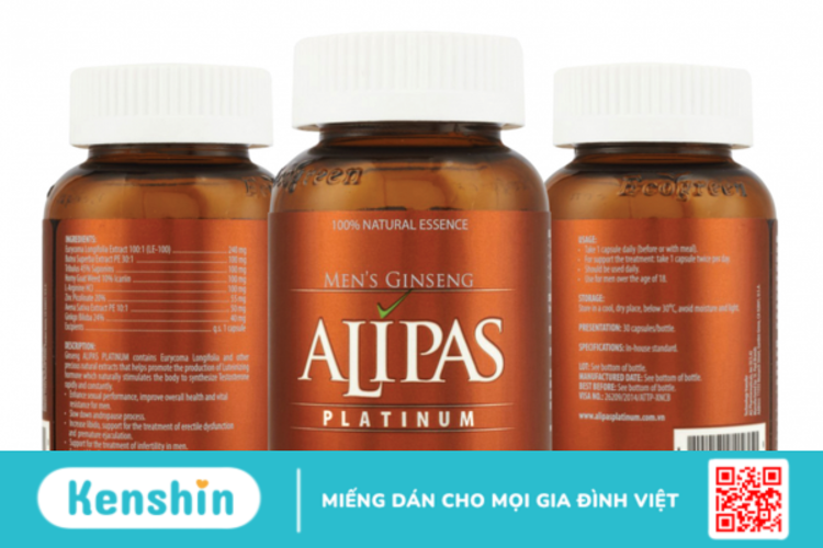 Sâm Alipas Platinum làm chậm quá trình mãn dục nam