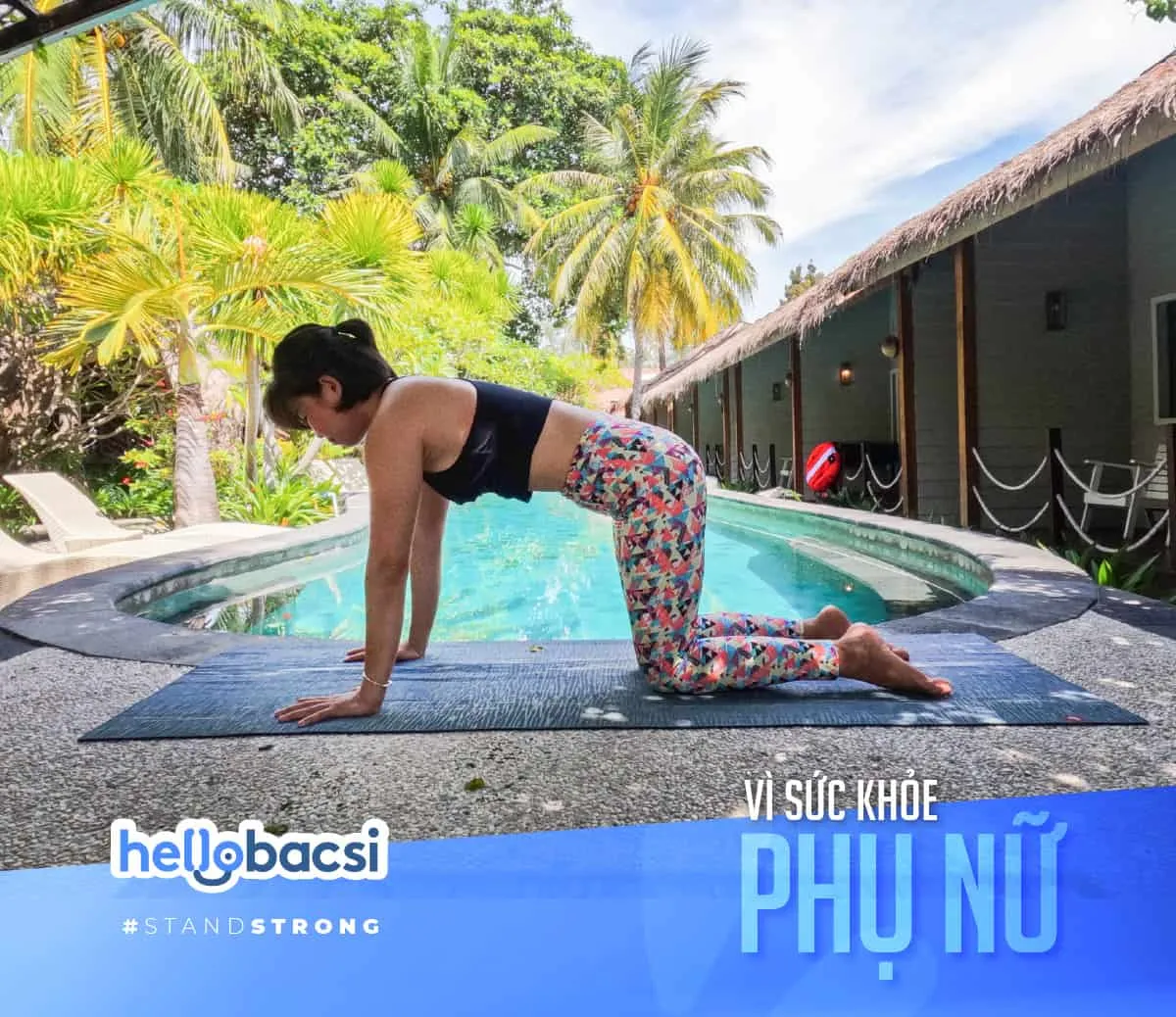 Series ảnh: Hướng dẫn 10 bài tập yoga qua ảnh cho bà bầu để mẹ con cùng khỏe