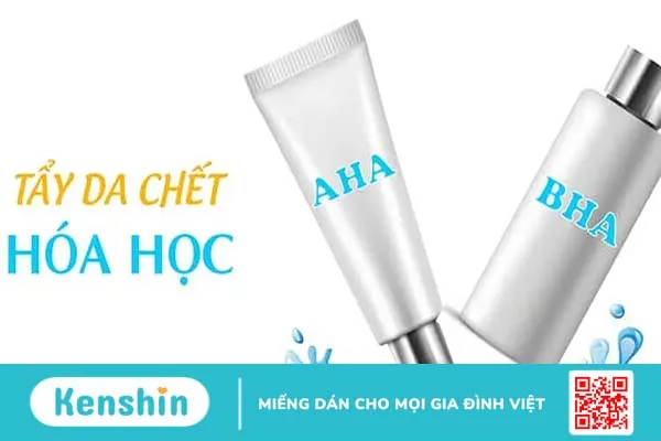 Tẩy tế bào chết cho da mặt bằng AHA và BHA đúng cách