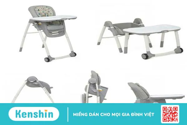 Tìm hiểu 5 loại ghế ăn dặm điều chỉnh độ cao cho bé phù hợp với nhiều giai đoạn phát triển