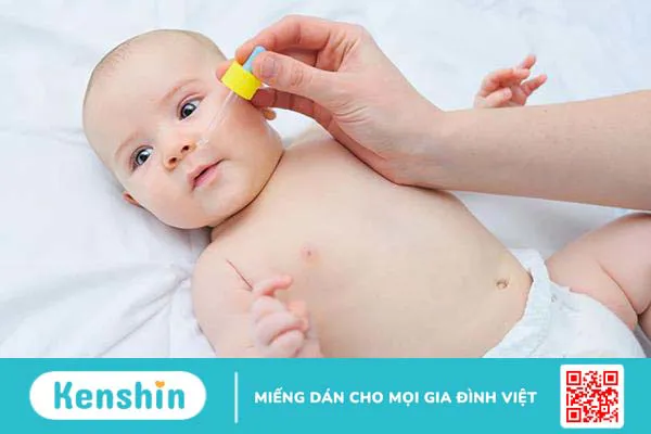 Vì sao trẻ sơ sinh bị nghẹt mũi nhưng không chảy nước mũi?